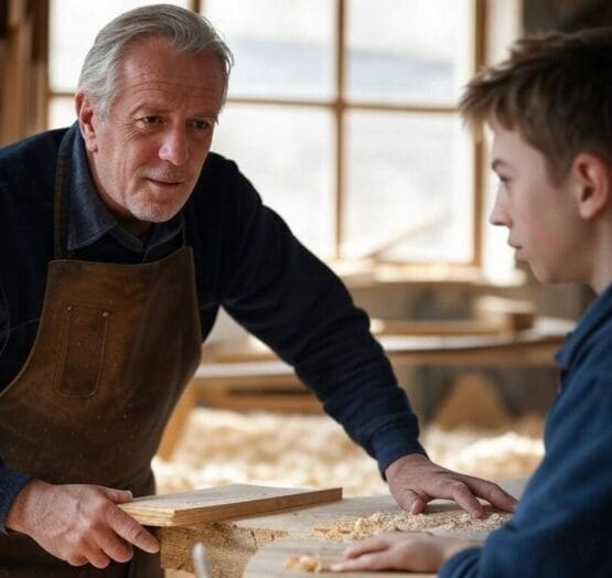 Craftsmen2 A Seasoned Master Trains a Young Apprentice